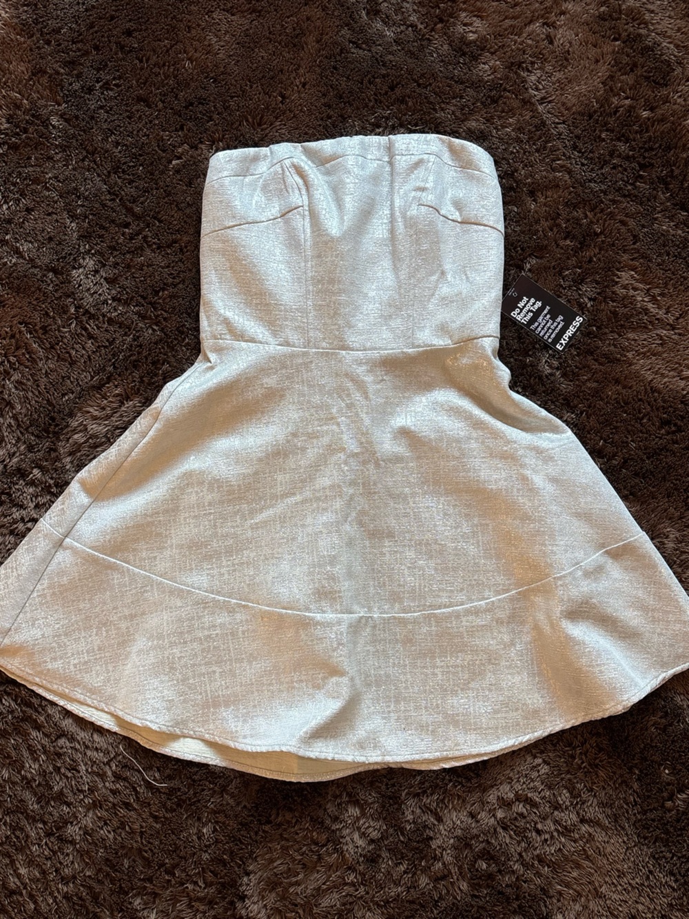 Express Strapless Dress NWT